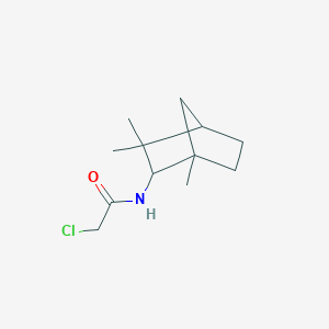 2-chloro-N-(1,3,3-trimethylbicyclo[2,2,1]hept-2-yl)acetamide