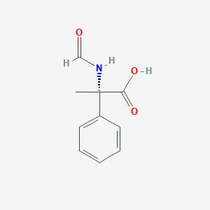 molecular formula C10H11NO3 B8333729 (S)-2-Formamido-2-phenylpropanoic acid 