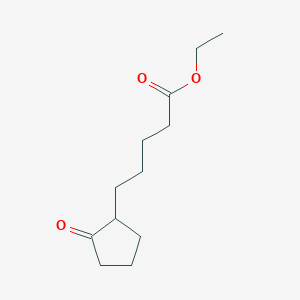 molecular formula C12H20O3 B8333738 2-(4-Carbethoxybutyl)cyclopentan-1-one 