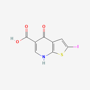 2-Iodo-4-oxo-4,7-dihydrothieno[2,3-b]pyridine-5-carboxylic acid