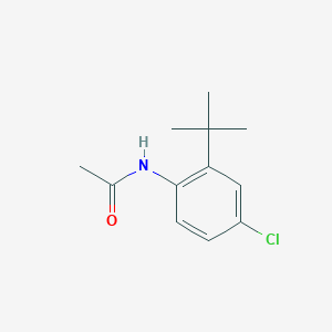 molecular formula C12H16ClNO B8333848 N-(2-tert-butyl-4-chlorophenyl)acetamide 