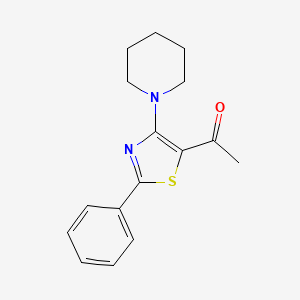 1-(2-Phenyl-4-piperidin-1-yl-thiazol-5-yl)-ethanone