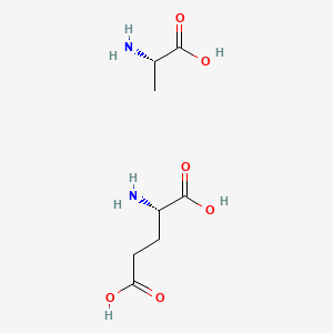 molecular formula C8H16N2O6 B8333913 L-glutamic acid L-alanine 
