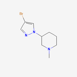 4-Bromo-1-(1-methylpiperidin-3-yl)-1H-pyrazole
