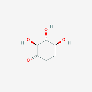 molecular formula C6H10O4 B8333975 (2S,3R,4S)-2,3,4-trihydroxycyclohexane-1-one 