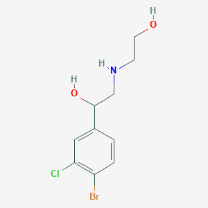 (RS)-1-(4-bromo-3-chlorophenyl)-2-(2-hydroxyethylamino)ethanol