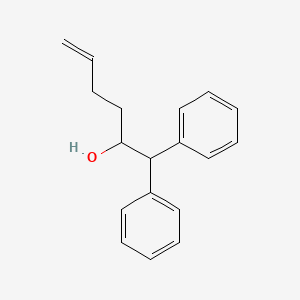 molecular formula C18H20O B8334026 1,1-Diphenyl-hex-5-en-2-ol 