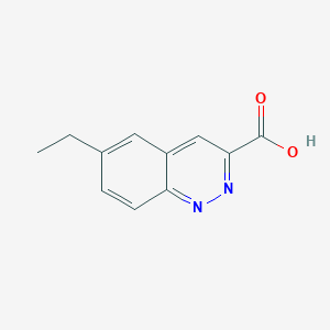 6-Ethylcinnolin-3-yl carboxylic acid