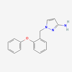 1-{[2-(Phenyloxy)phenyl]methyl}-1H-pyrazol-3-amine