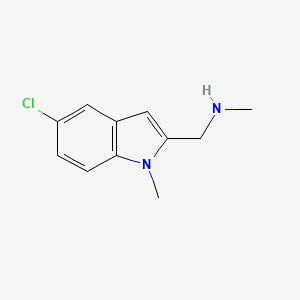 (5-Chloro-1-methyl-1H-indol-2-ylmethyl)methylamine