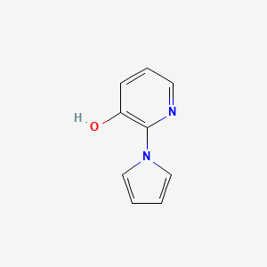 molecular formula C9H8N2O B8334291 2-Pyrrol-1-ylpyridin-3-ol 