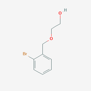 molecular formula C9H11BrO2 B8334304 2-((2-Bromobenzyl)oxy)ethanol 