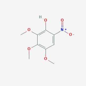 molecular formula C9H11NO6 B8334371 2-Hydroxy-1-nitro-3,4,5-trimethoxybenzene 