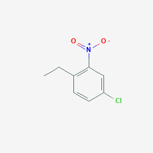 molecular formula C8H8ClNO2 B8334401 4-Chloro-1-ethyl-2-nitrobenzene 