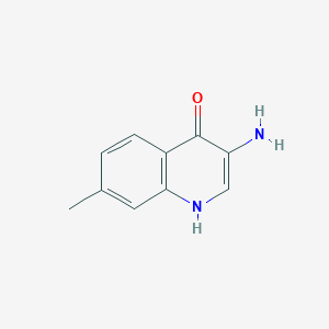 molecular formula C10H10N2O B8334403 3-Amino-7-methyl-4-quinolinol 