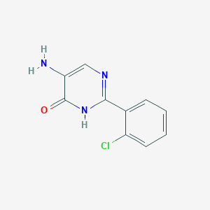 5Amino-2-o-chlorophenyl-4-hydroxy-pyrimidine