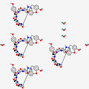 molecular formula C160H202N24O41 B8334479 Bouvardin, 5-(N-methyl-L-tyrosine)- 