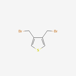 molecular formula C6H6Br2S B8334538 3,4-Bis(bromomethyl)thiophene 