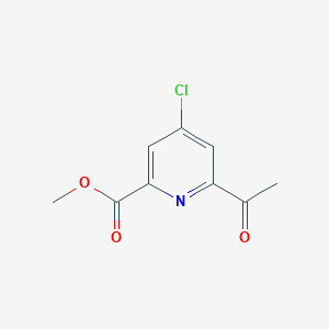 METHYL 6-ACETYL-4-CHLOROPYRIDINE-2-CARBOXYLATE