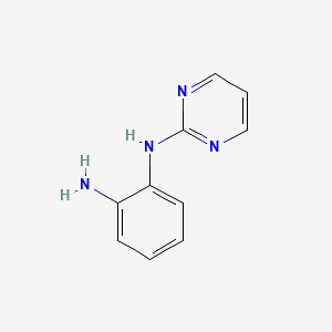 molecular formula C10H10N4 B8334571 N-Pyrimidin-2-yl-benzene-1,2-diamine 