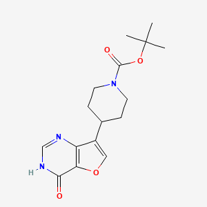 Tert-butyl 4-(4-hydroxyfuro[3,2-d]pyrimidin-7-yl)piperidine-1-carboxylate