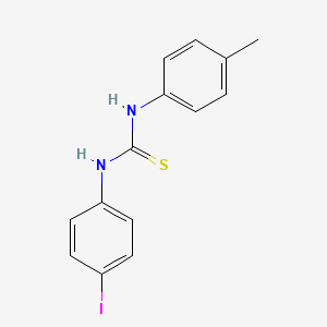 N-(4-iodophenyl)-N'-(4-methylphenyl)thiourea