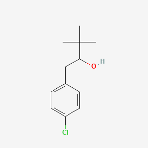molecular formula C12H17ClO B8334894 1-(p-Chlorophenyl)-3,3-dimethyl-2-butanol 