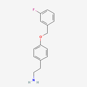 2-(4-(3-Fluorobenzyloxy)phenyl)ethanamine