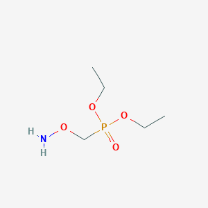 molecular formula C5H14NO4P B8334988 Diethoxyphosphorylmethoxylamine 