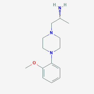 molecular formula C14H23N3O B8334994 (R)-1-methyl-2-[4-(2-methoxyphenyl)-piperazinyl]ethylamine 