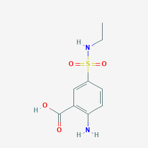 molecular formula C9H12N2O4S B8335094 5-(N-ethylsulfamoyl)-anthranilic acid 