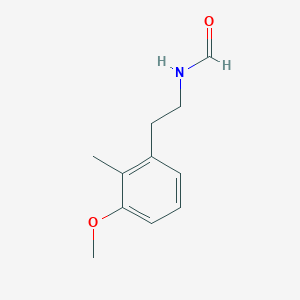 molecular formula C11H15NO2 B8335174 {2-[2-Methyl-3-(methyloxy)phenyl]ethyl}formamide 