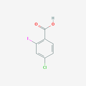 molecular formula C7H4ClIO2 B083352 4-氯-2-碘苯甲酸 CAS No. 13421-13-1