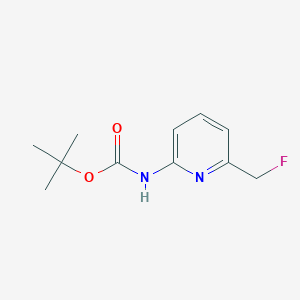 (6-Fluoromethyl-pyridin-2-yl)-carbamic acid tert-butyl ester