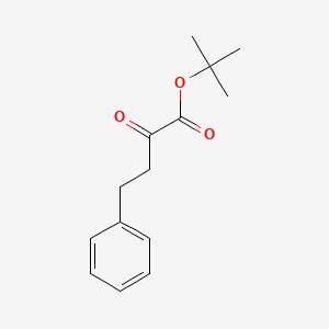 molecular formula C14H18O3 B8335242 t-Butyl 2-oxo-4-phenylbutyrate 