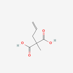 molecular formula C7H10O4 B8335296 2-Allyl-2-methyl malonic acid 