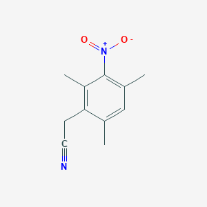 3-Cyanomethyl-1-nitro-2,4,6-trimethylbenzene