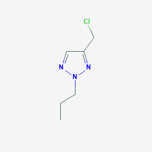 molecular formula C6H10ClN3 B8335324 4-Chloromethyl-2-propyl-1,2,3-triazole 