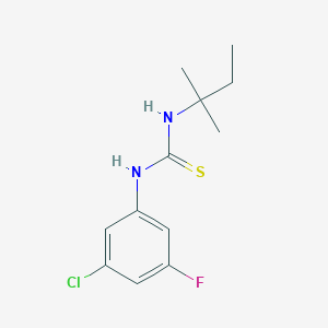 N-(3-chloro-5-fluorophenyl)-N'-t-pentylthiourea