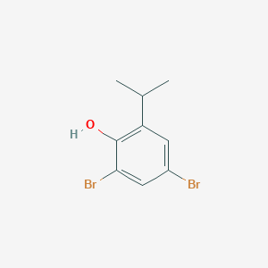 molecular formula C9H10Br2O B8335383 2-Isopropyl-4,6-dibromophenol CAS No. 90562-17-7