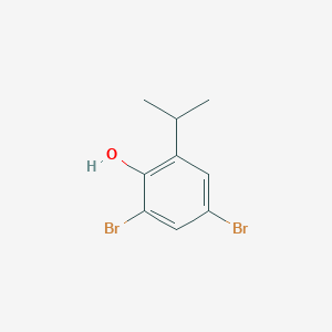 molecular formula C9H10Br2O B8335383 2,4-Dibromo-6-isopropylphenol CAS No. 90562-17-7