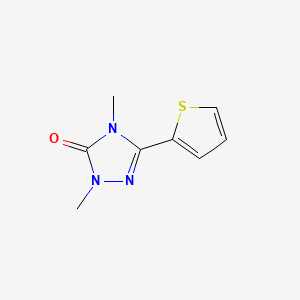 3H-1,2,4-Triazol-3-one, 2,4-dihydro-2,4-dimethyl-5-(2-thienyl)-