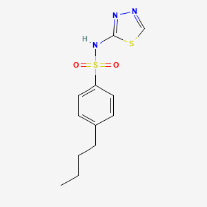 4-butyl-N-(1,3,4-thiadiazol-2-yl)benzenesulfonamide