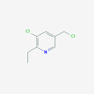 3-Chloro-5-chloromethyl-2-ethyl-pyridine