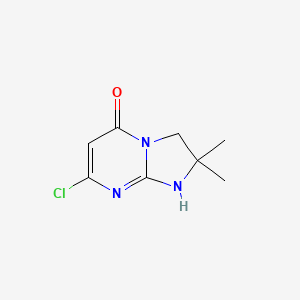 7-chloro-2,2-dimethyl-2,3-dihydroimidazo[1,2-a]pyrimidin-5(1H)-one