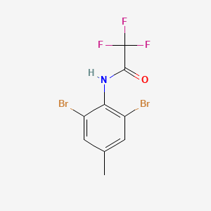 molecular formula C9H6Br2F3NO B8335504 N-(trifluoroacetyl)-2,6-dibromo-4-methylaniline 