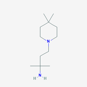 4-(4,4-Dimethylpiperidin-1-yl)-2-methylbutan-2-amine
