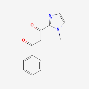 molecular formula C13H12N2O2 B8335668 phenacyl carbonyl-N-methylimidazole 
