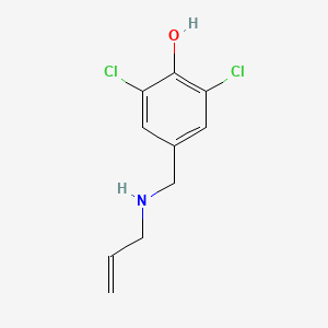 molecular formula C10H11Cl2NO B8335695 4-[(Allylamino)methyl]-2,6-dichlorophenol 