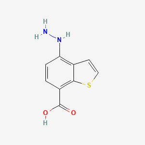 4-Hydrazinyl-1-benzothiophene-7-carboxylic acid